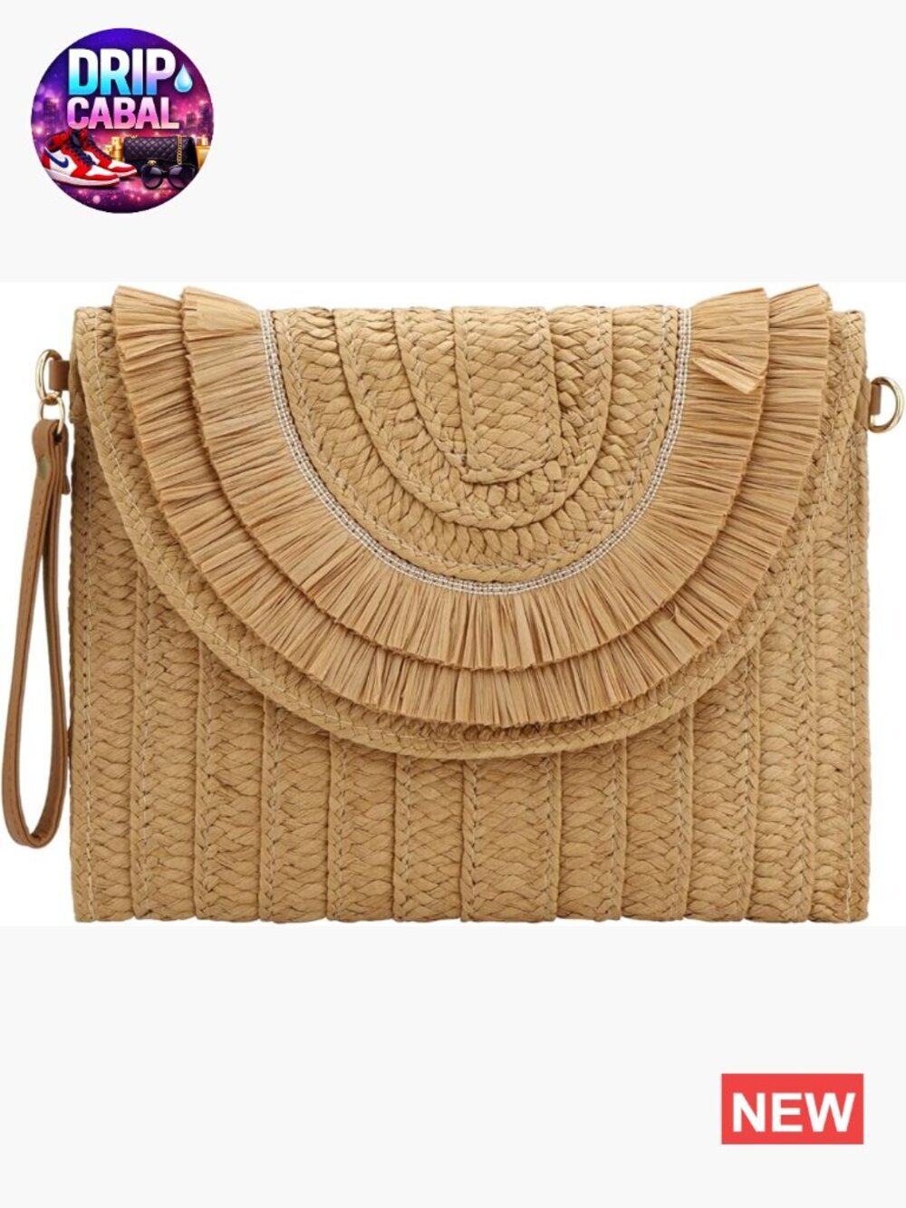 Woven Straw Clutch Purse, Summer Beach Crossbody Bag, Handbag for Travel
